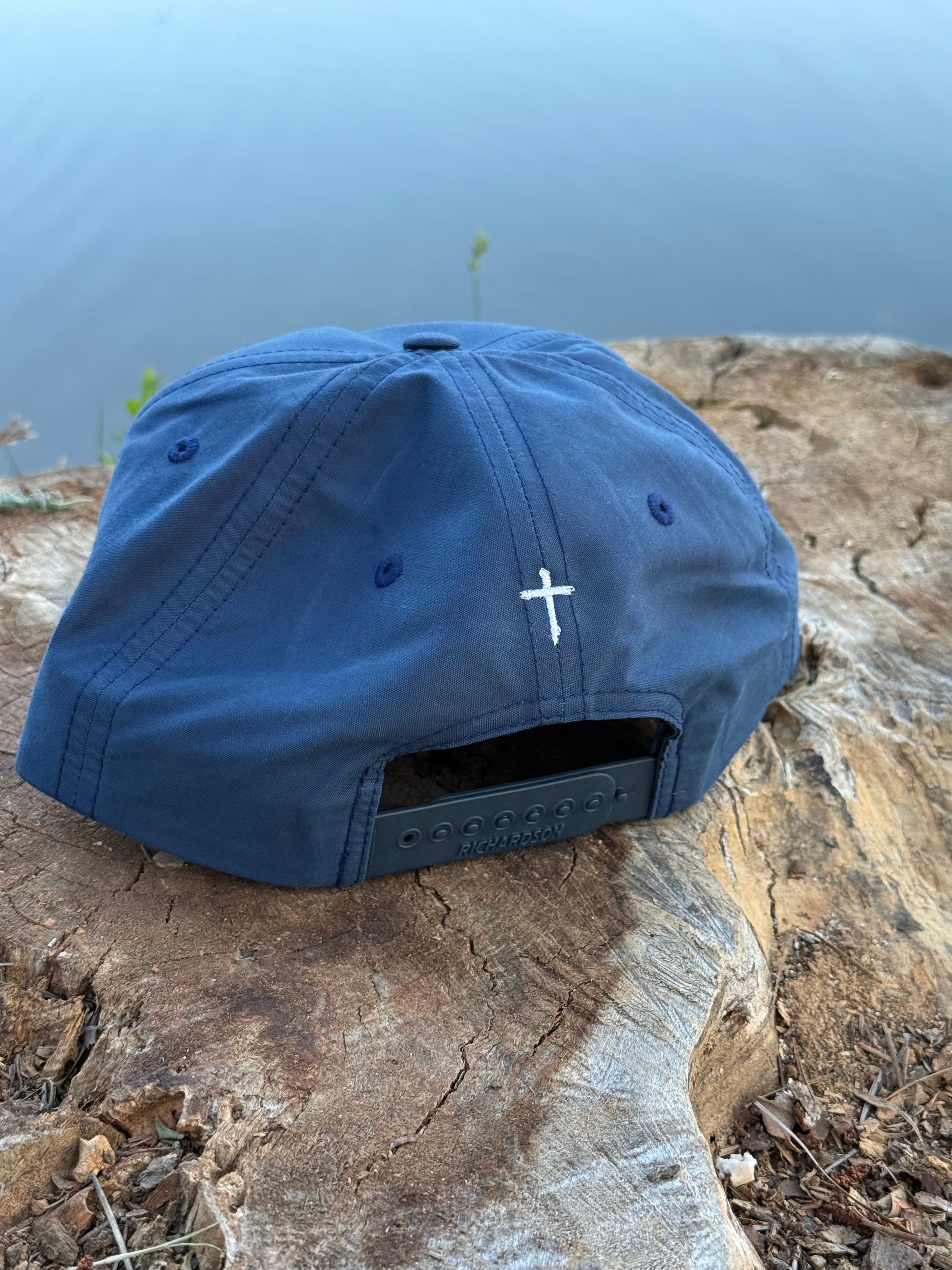 Navy Richardson Outdoors Basic Rope Hat
