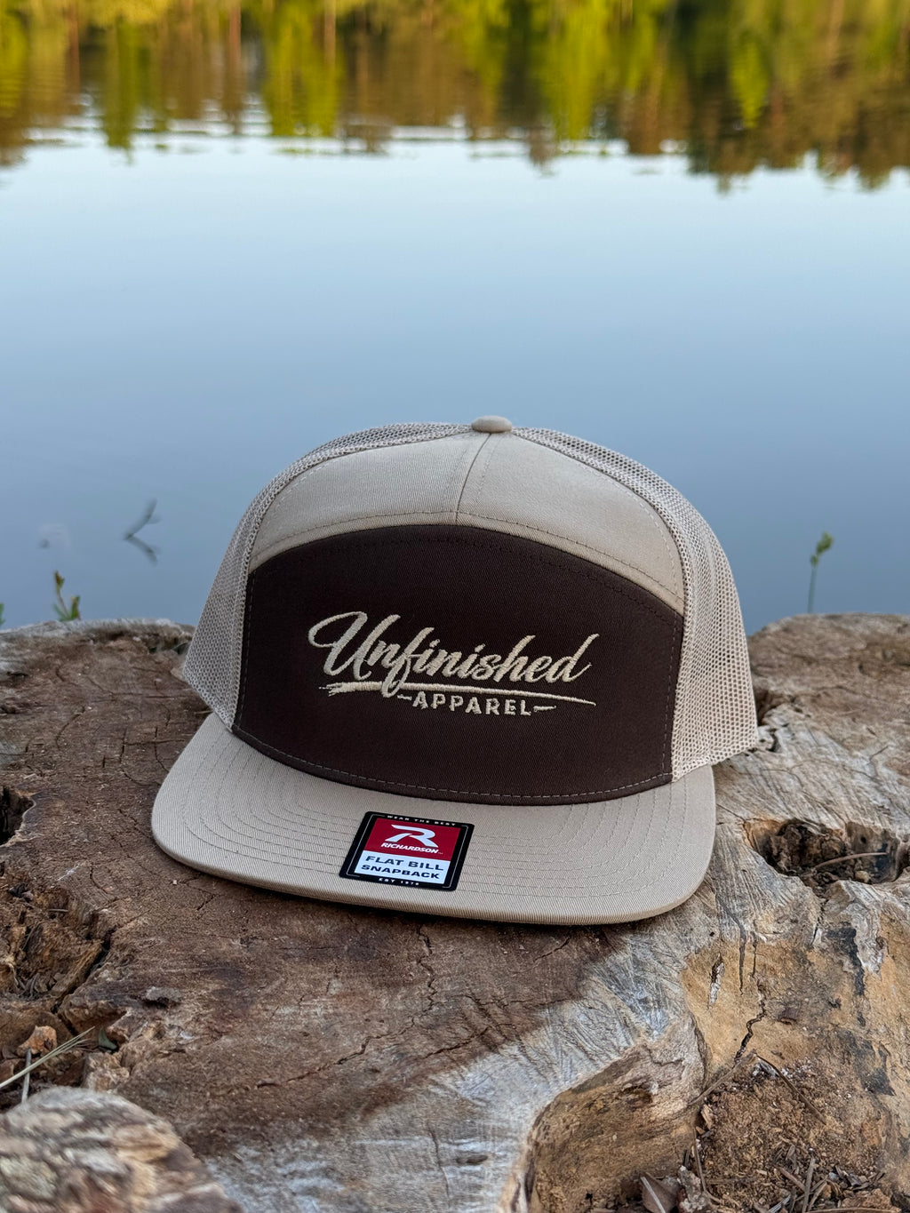Richardson 168 7 Panel Basic logo Hat
