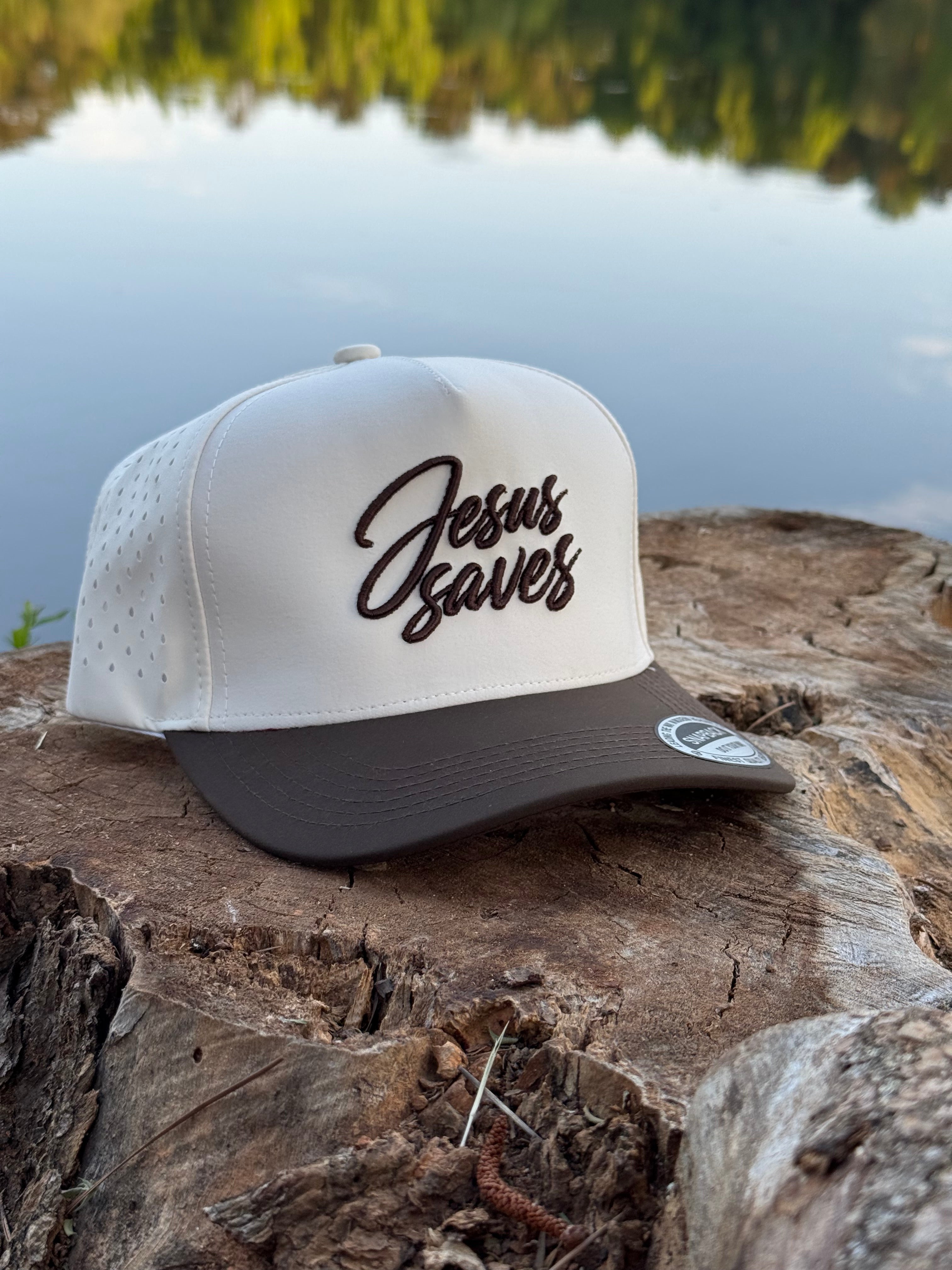 Unbranded Jesus Saves Flex SnapBack Hat