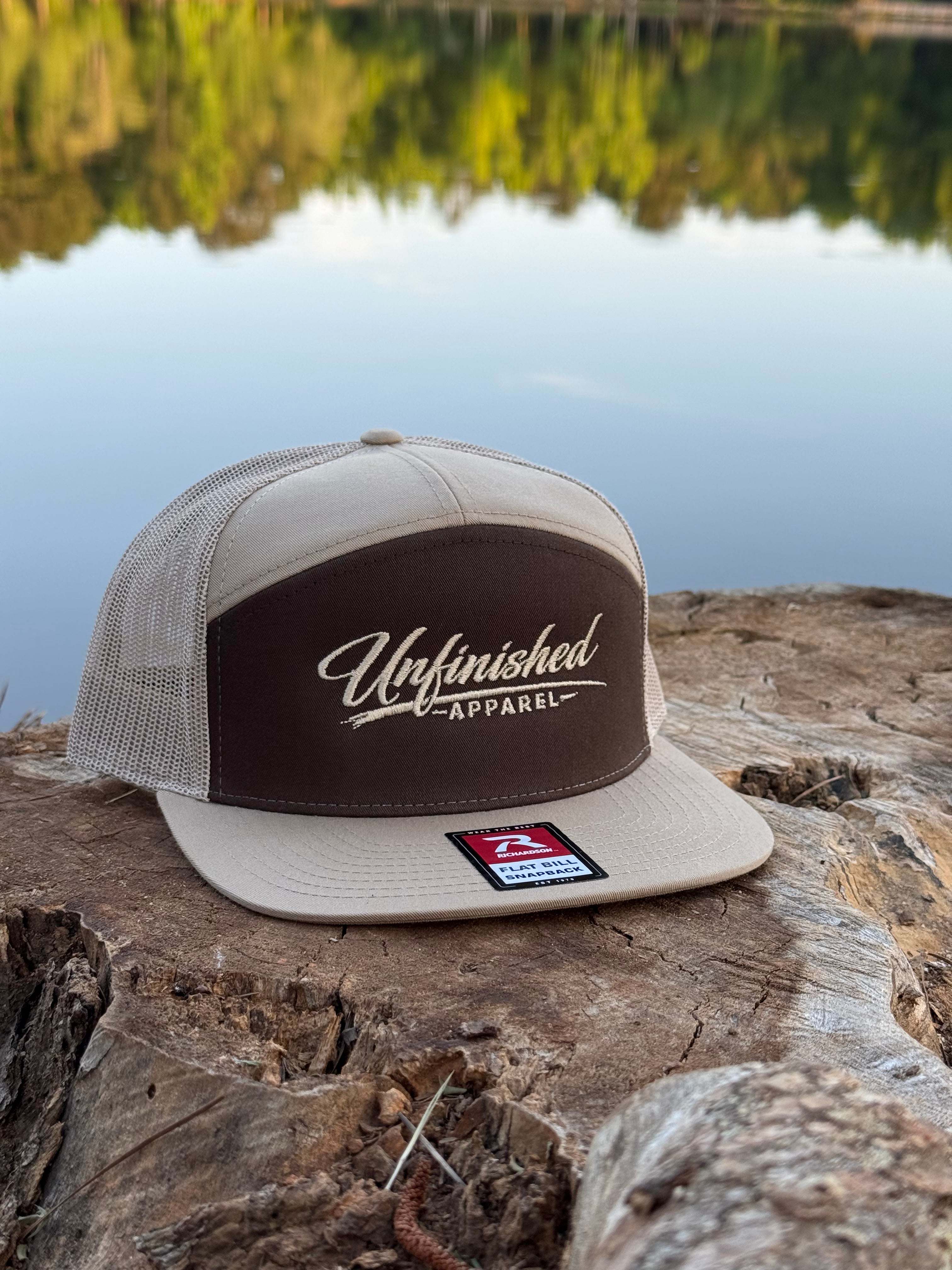 Richardson 168 7 Panel Basic logo Hat