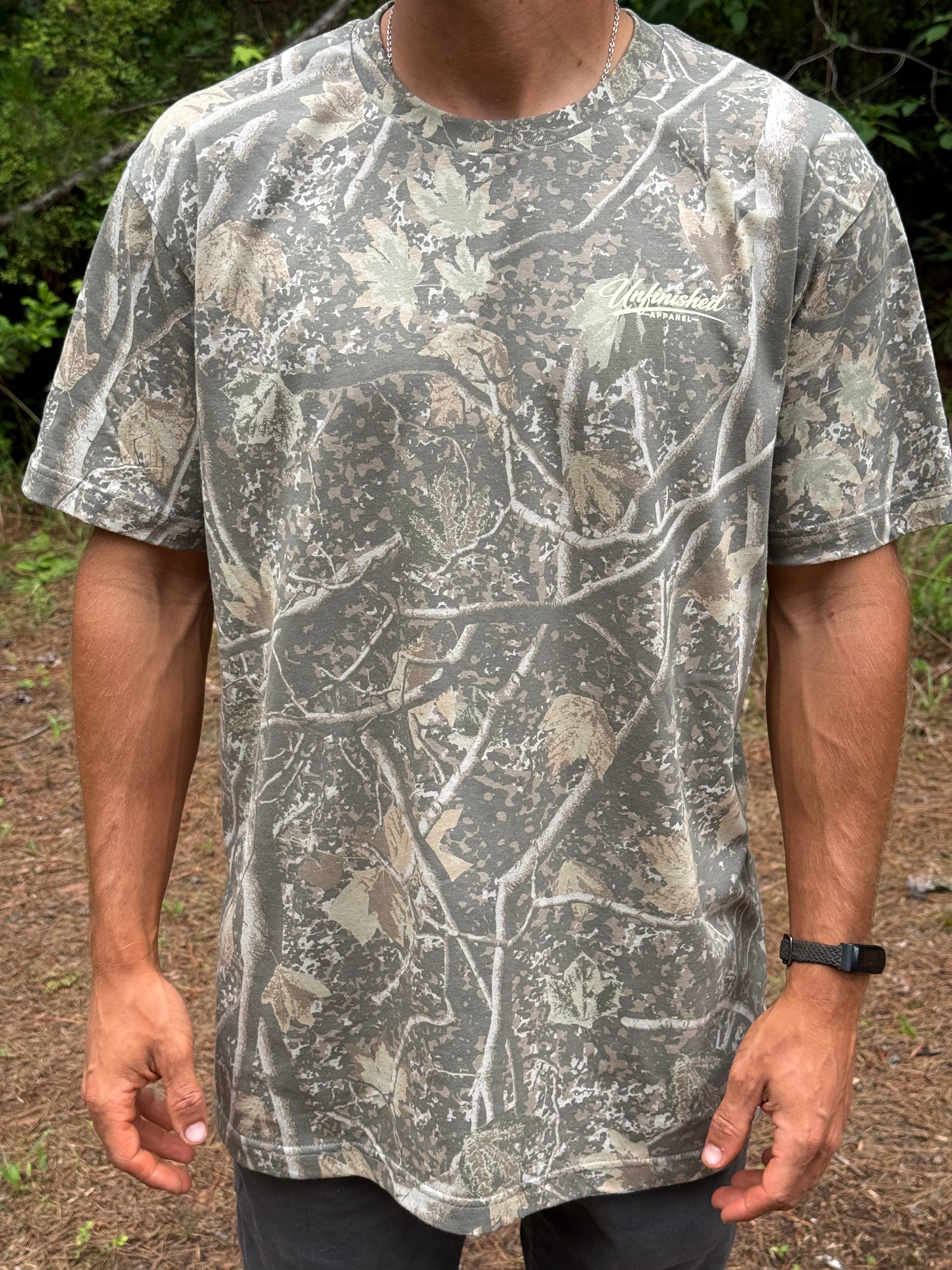 Deadwood Camo Jesus Saves Tee