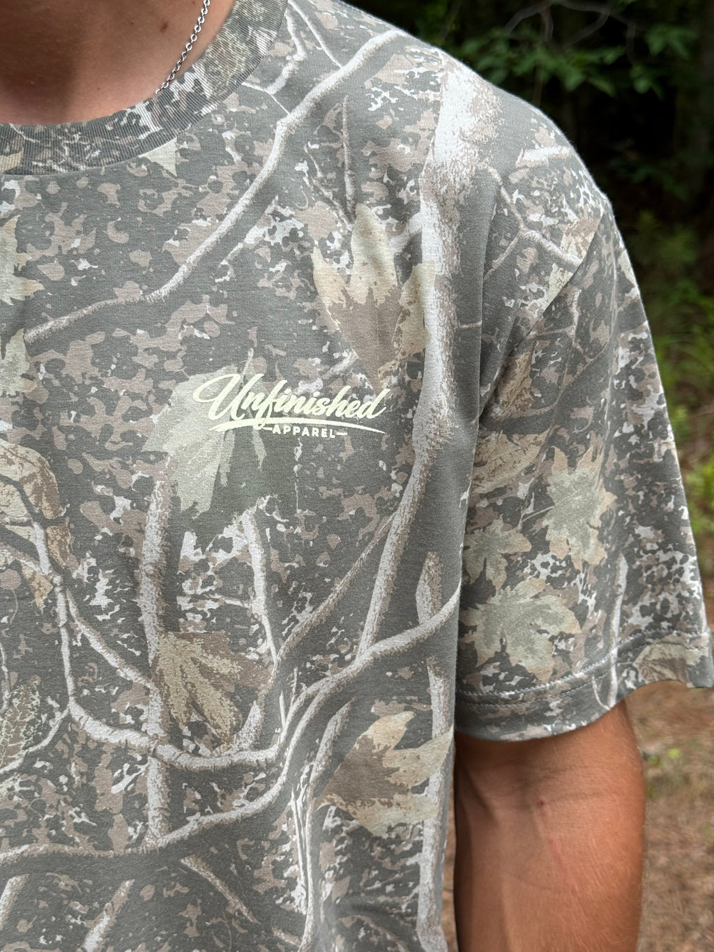 Deadwood Camo Jesus Saves Tee