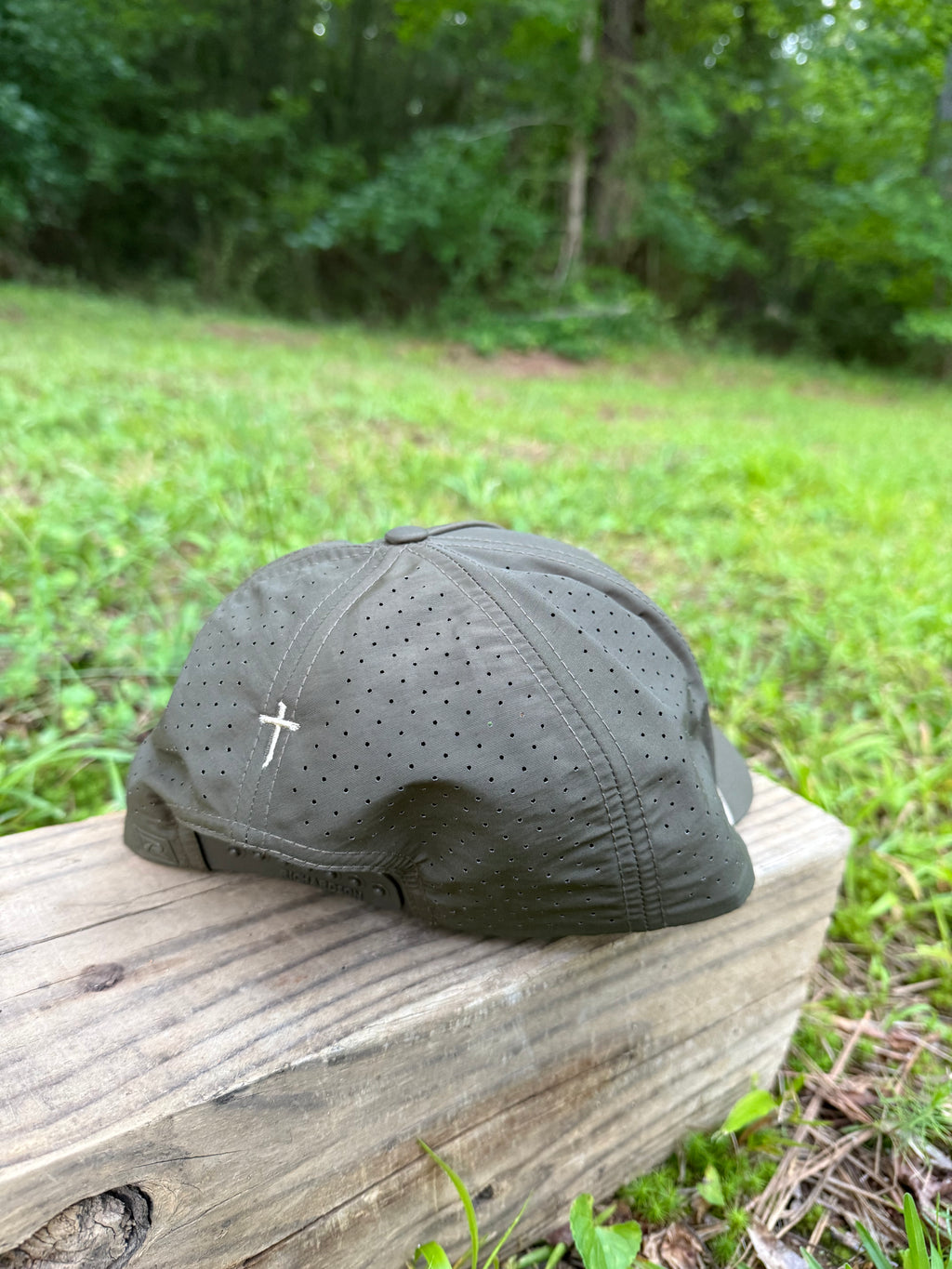Dark Loden Richardson 355 Puff Jesus Saves Hat