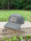 Dark Loden Richardson 355 Puff Jesus Saves Hat