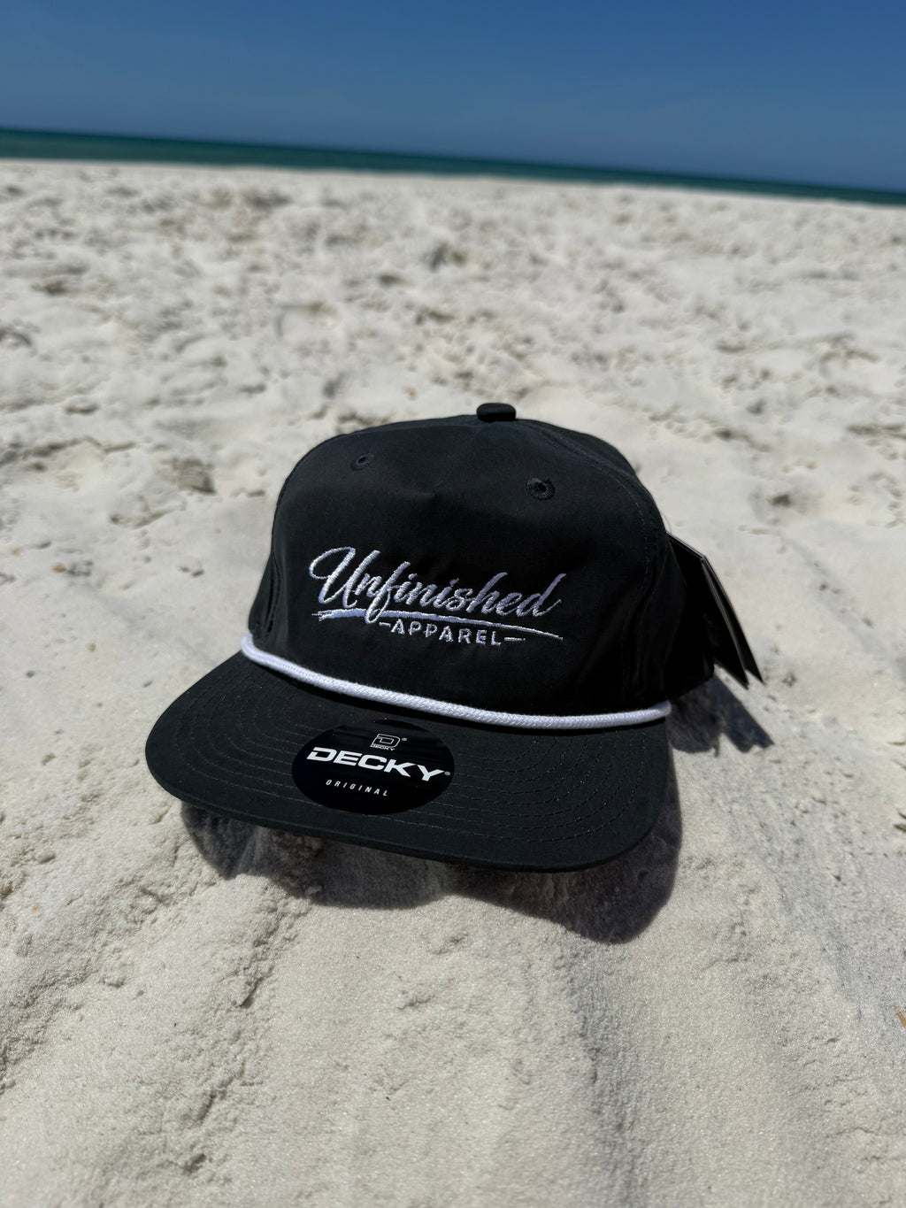 Charcoal Basic Decky 6021 Rope Hat