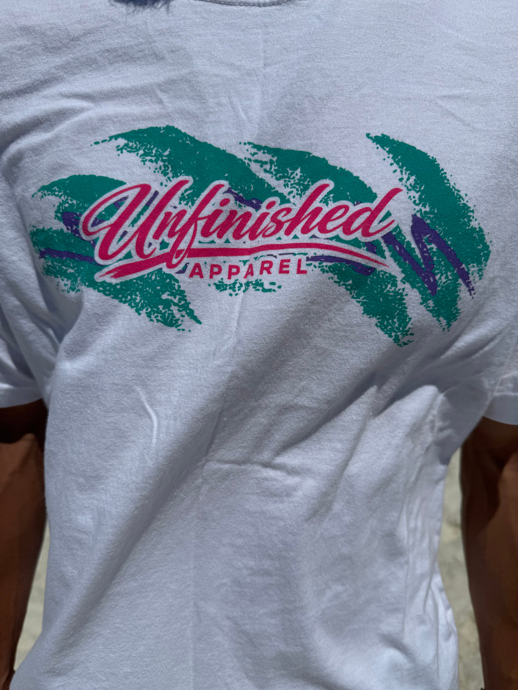 White Comfort Colors Retro Tee